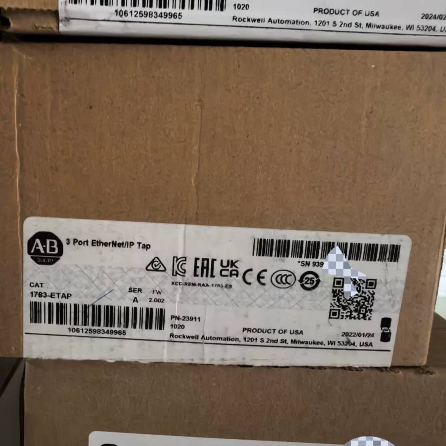 议价1783-ETAP 3口EtherNet/IP分线器，原可维修翻新图片