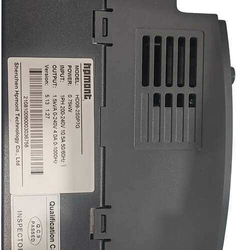 议价海浦蒙特变频器HD09-2S0P7G，0.75KW，22可维修