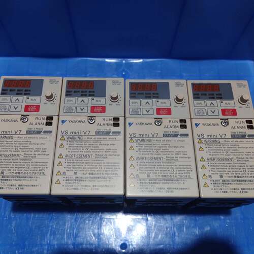 议价安川变频器 CIMR-V7AA20P4 ，0.4kw，22可维修翻新