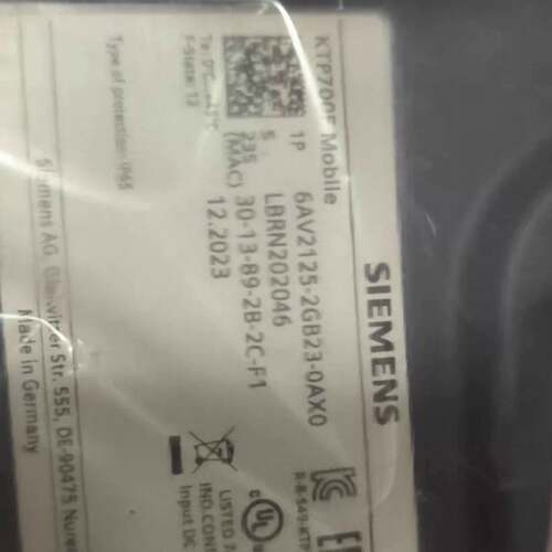 议价西门子6AV2125-2GB23-0AX0 KTP700F可维修翻新