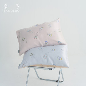 悦听丝享』桑罗真丝枕套100%桑蚕丝顺发亲肤枕头套单面节日送礼物