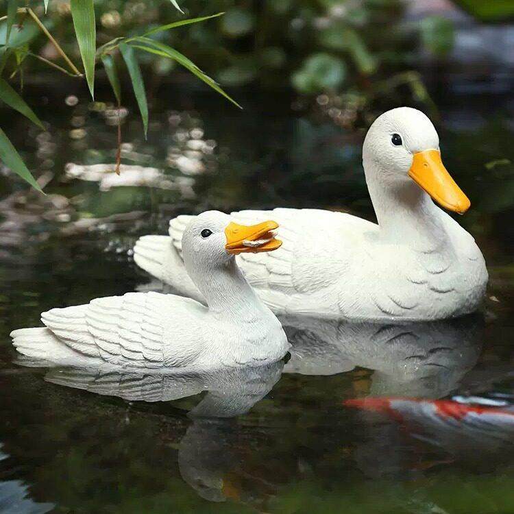 户外花园水池鸭子浮水摆件家居庭院鱼池景观装饰假山喷泉流水饰品,家居饰品,户外/庭院摆件,淘宝优惠券,粉丝福利购,淘宝优惠卷