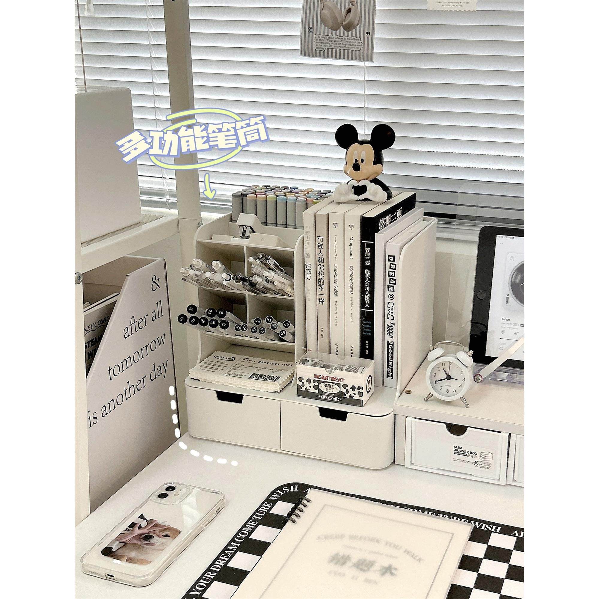 斜笔筒学生台式书桌储笔架大容量记号笔储笔箱票房笔桶,文具电教/文化用品/商务用品,笔筒,淘宝优惠券,粉丝福利购,淘宝优惠卷