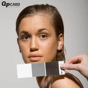 瑞典QPcard 101相机校色卡纸黑白灰卡18%灰阶白平衡翻拍商品人像