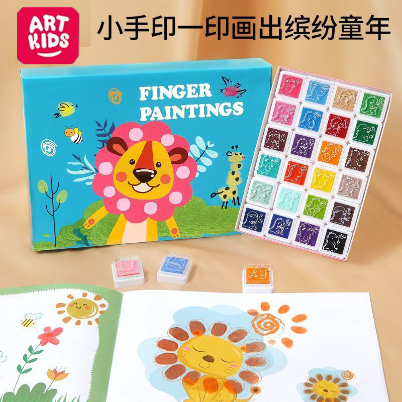 艺启乐手工diy趣味手指印画