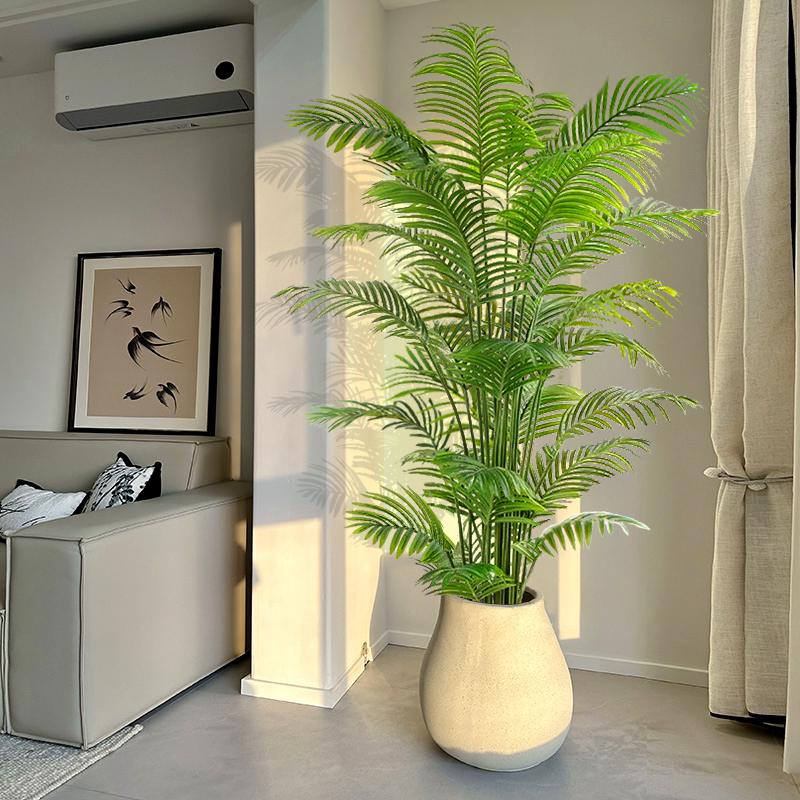 假绿植装饰仿真室内盆栽散尾葵客厅大型轻奢高级感仿生植物假花树