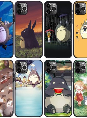 适用iPhone13宫崎骏卡通可爱龙猫手机壳Totoro phonecase苹果12/x
