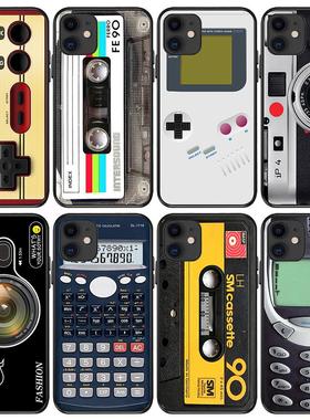 适用iPhone15苹果14plus相机磁带恶搞拆机游戏机13promax手机壳12mini套11Audio tape phonecase