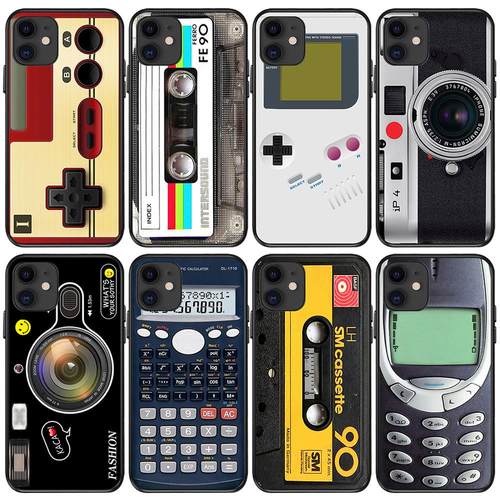 适用iPhone15苹果14plus相机磁带恶搞拆机游戏机13promax手机壳12mini套11Audio tape phonecase