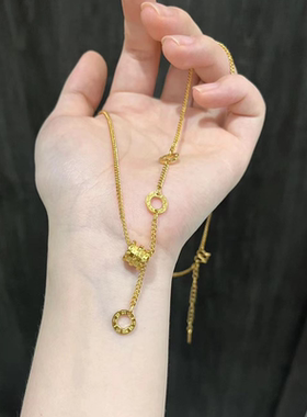 水贝金包银小蛮腰项链