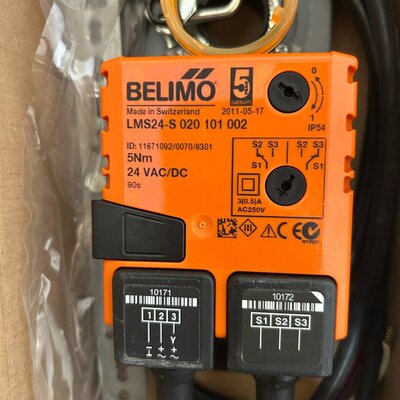 议价-BELIMO搏力谋执行器 LMS24-S 全新正品-可维修