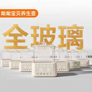 养生壶全玻璃家用多功能小型办公室保温新款 煮茶器烧水壶花茶壶炖