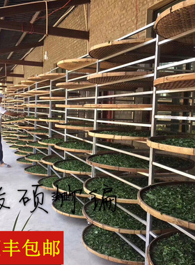 制茶用具药材铁质竹筛