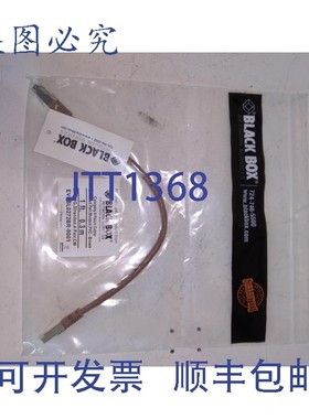 原装供应BLACK BOX 6 孔 PVC 棕色电缆 1 英尺 0.3 米 26AWG EVNS