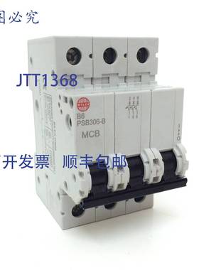原装 供应MCB PSB306-B Wylex 3P 6A B曲线 PSB306B