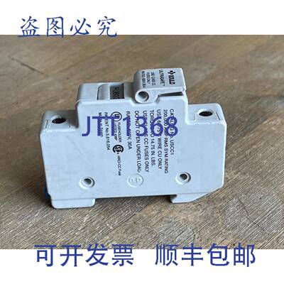 供应GOULD 超安全 USCC1 保险丝座 1 极 30A 600V 带 ATDR10