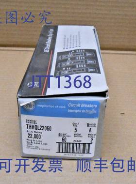 原装供应一盒 5 THHQL22060 断路器 60 安培 2 极 240VAC 22KA