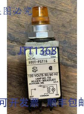 供应ALLEN BRADLEY 800T-PST16 C 系列推压指示灯橙色