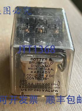 供应POTTER & BRUMFIELD KAP14DY 继电器 24VDC 11 针