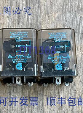 供应NAP CONTROLS 12A19D24-0032 继电器 24VDC 5 针脚 2 个