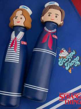 正版Cinereplicas怪奇物语周边杯子冰淇淋店水杯联名不锈钢保温杯