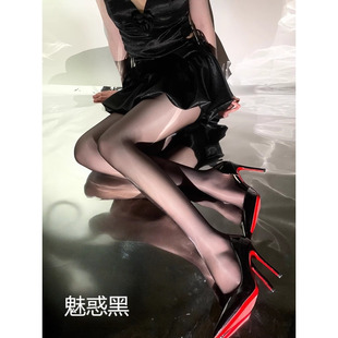网红爆款御姐性感油光袜显瘦塑形油亮丝袜打底水光袜超薄少女丝袜