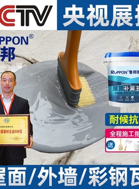 屋顶防水补漏专用涂料楼顶房顶堵漏王外墙裂缝渗水漏水材料防漏胶
