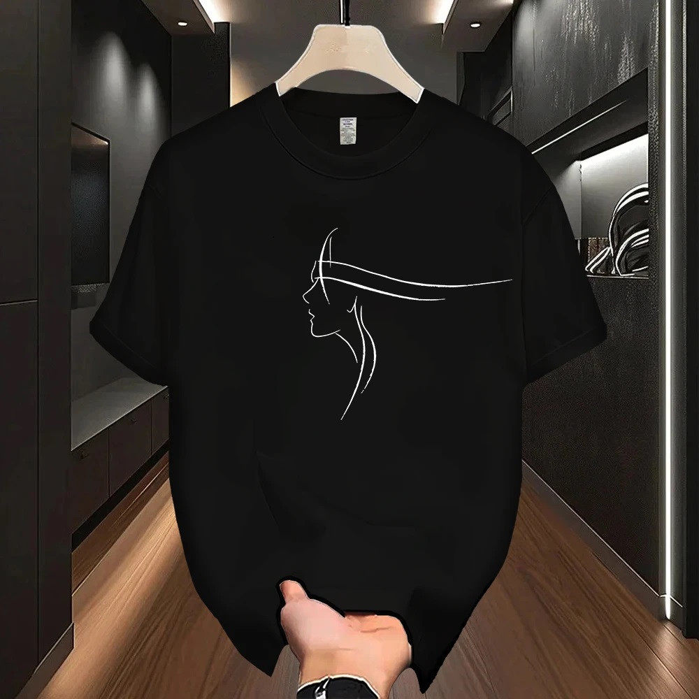 欧美潮牌短袖ins纯棉夏季新款男士印花T恤潮流男女百搭圆领体恤男,男装,大码上装,淘宝优惠券,粉丝福利购,淘宝优惠卷