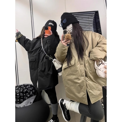 羽绒服女款中长款爆款2025新款高级品质小个子上档次羽绒保暖外套