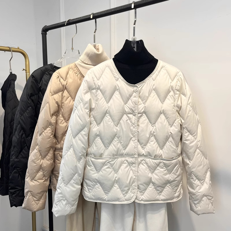 90白鸭绒羽绒服女短款2025年秋冬新款休闲宽松显瘦小个子百搭外套