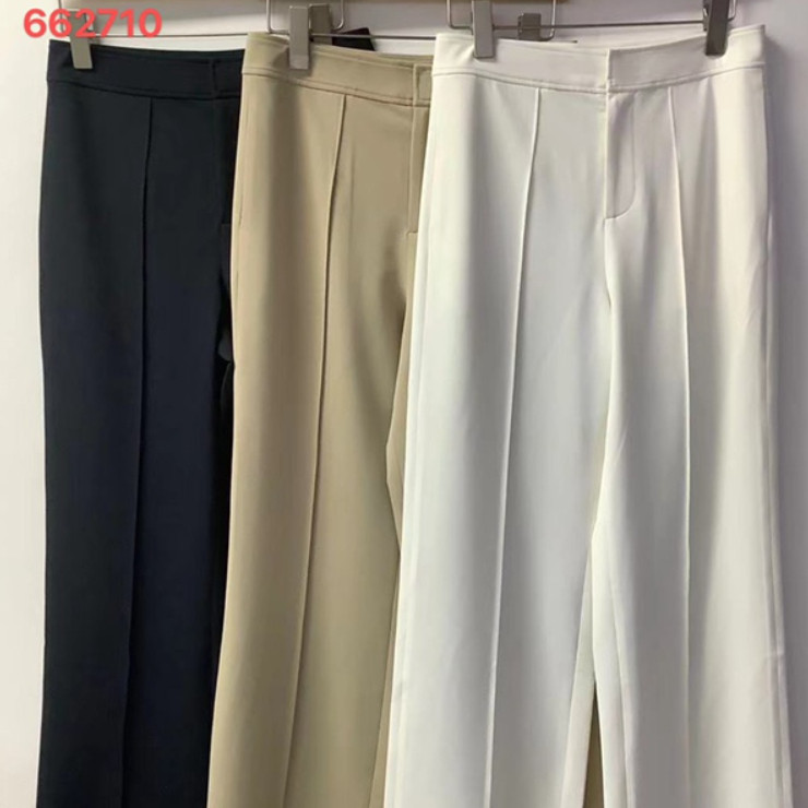 【朵姐臻选】新品女装裤休闲直筒裤 662710