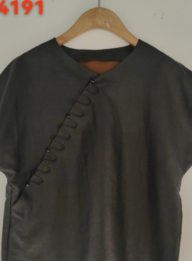 【朵姐臻选】2025新品纯色通勤香云纱桑蚕丝真丝上衣 794191