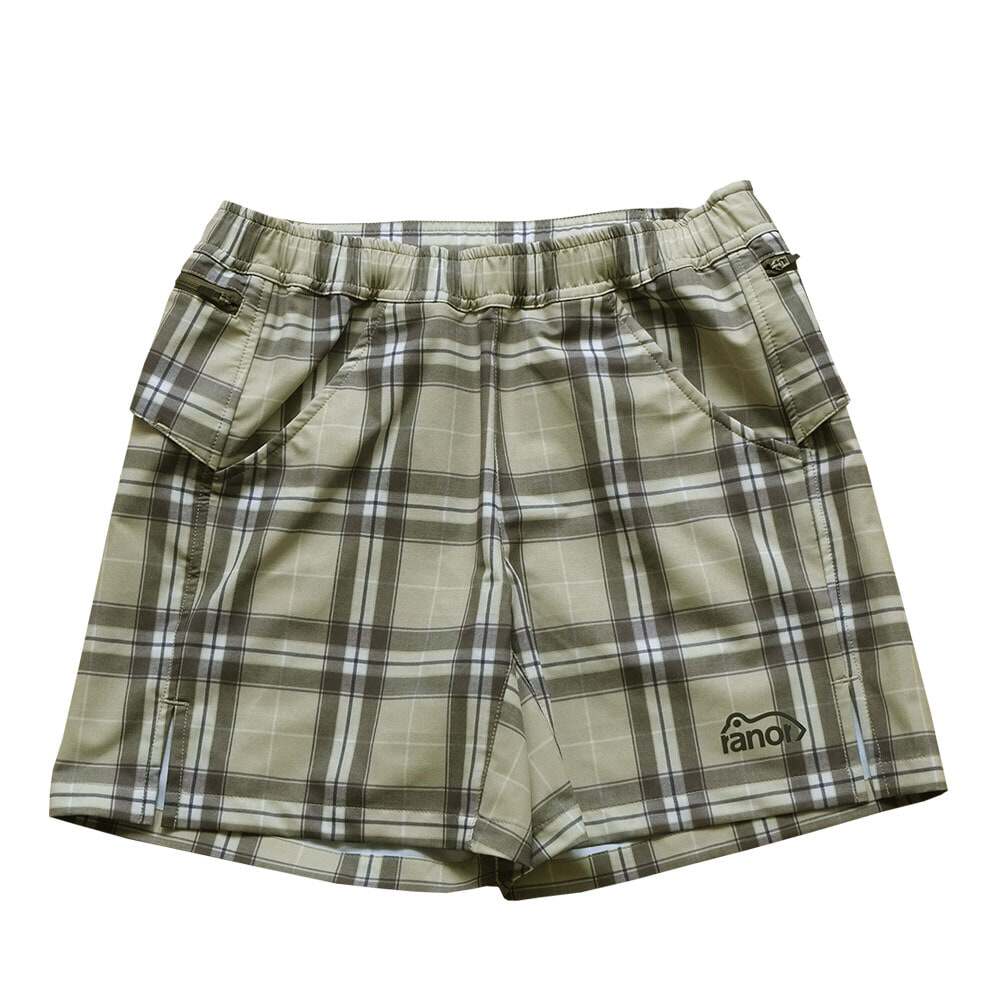 包税包邮 江户久得 ranor 男女同款格纹短裤 越野跑步运动 日代