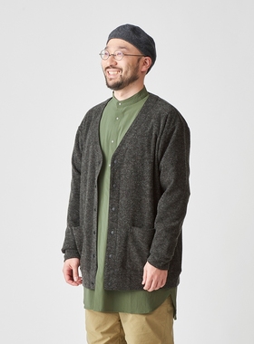 包税包邮 江户久得 AXESQUIN ELEMENTS 含羊毛开衫 户外休闲 代购