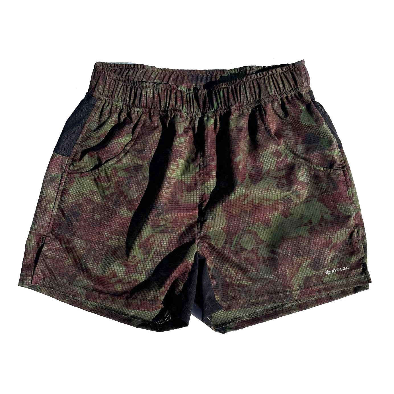 包税包邮 江户久得 RYOGEN 男士弹力双色拼接短裤 跑步户外 日代