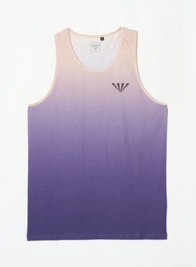 包税包邮 江户久得 JINGER 男士渐变色跑步背心 户外越野日本代购