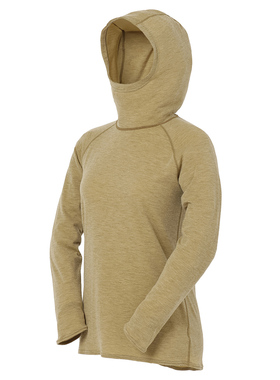 包税包邮 江户久得 AXESQUIN女士羊毛连帽衫春秋户外跑步登山日代