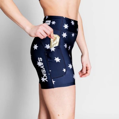 包税包邮 江户久得 SAYSKY 女士7英寸紧身裤跑步登山骑行日本代购