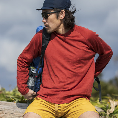 包税包邮 江户久得 yamatomichi男女同款套头羊毛衫露营登山 代购