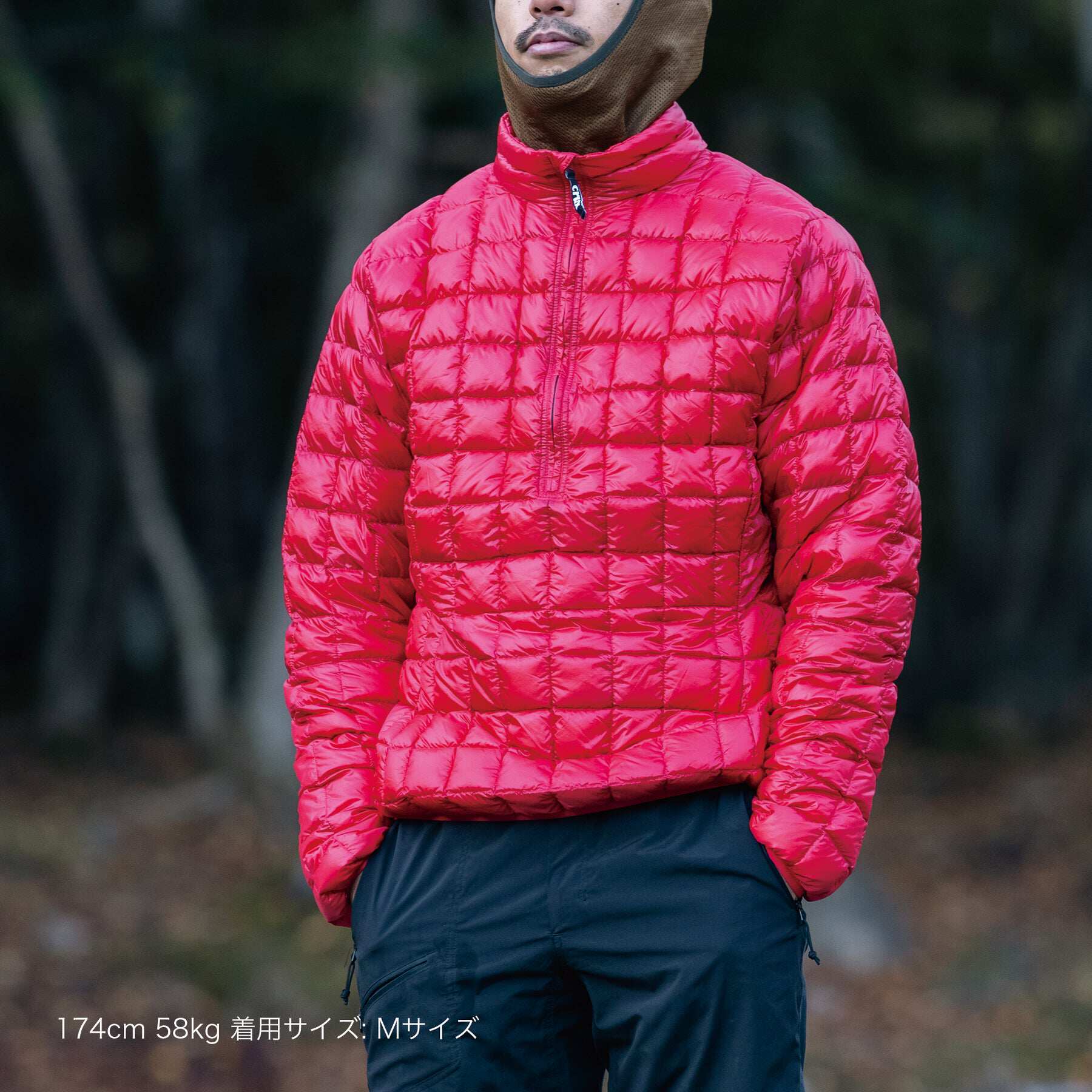 包税包邮 江户久得 STATIC男女同款套头羽绒服 户外露营登山 代购