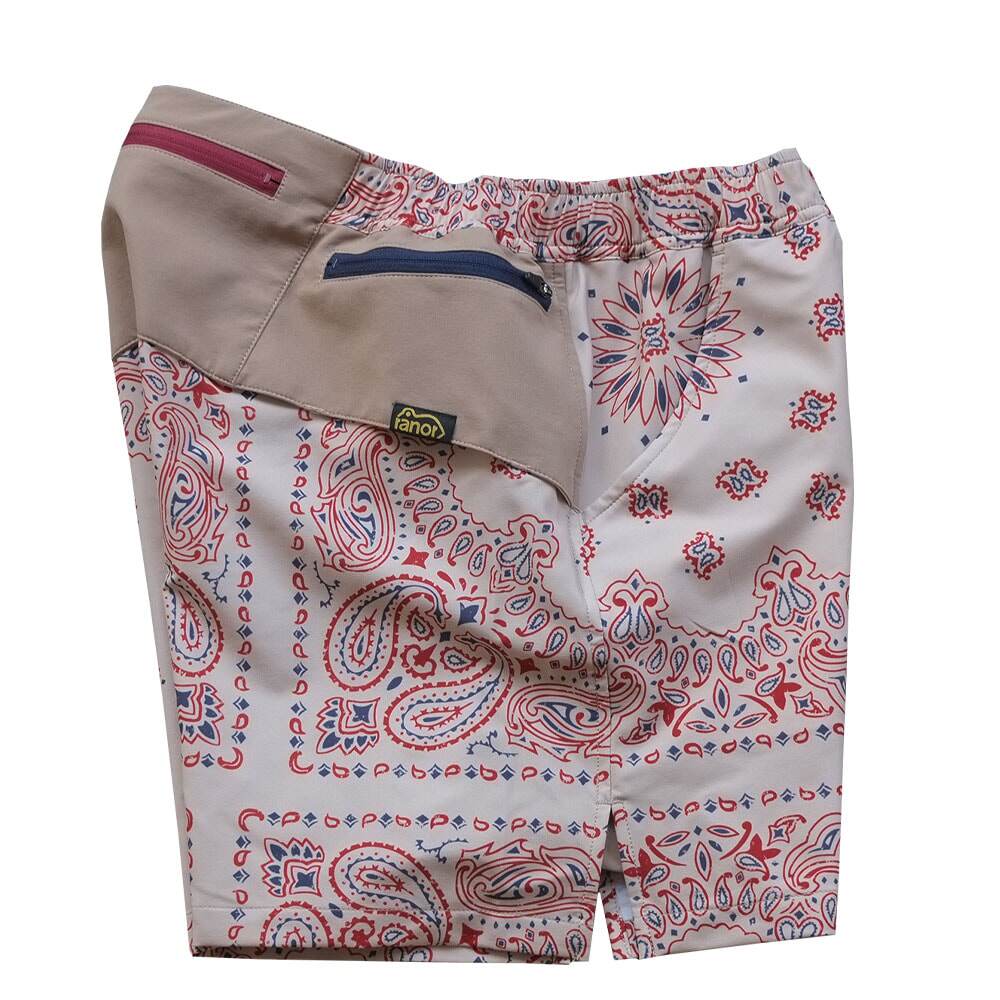 包税包邮 江户久得 ranor 男女同款花短裤 越野跑步运动 日本代购