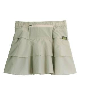 日代 吸汗速干防泼水越野跑步运动 江户久得 ranor纯色短裙有衬裤