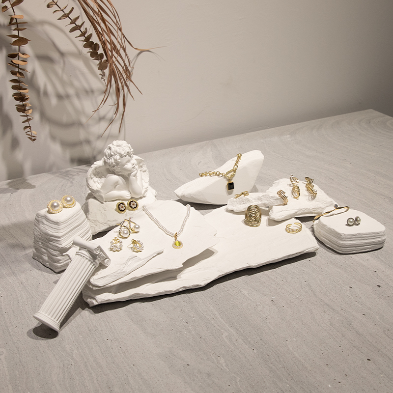 饰季陈列 项链展示架高级设计感首饰盘ins饰品陈列创意柜台道具