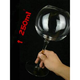 勃艮第红色酒杯个性化创意水晶玻璃家用超大壶肚玻璃酒杯高脚杯