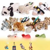 德国尼基老虎金毛猎犬熊猫和其他可爱 动物形象毛绒铅笔袋学生文