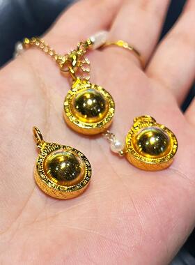 泰国吸米星项链星吊坠佛牌挂链古巴习翁水银招食吸金项链原庙正品