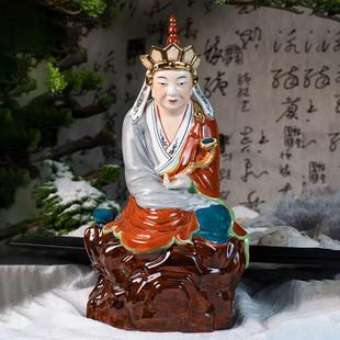 景德镇无语菩萨陶瓷雕塑摆件罗汉佛像工艺品莫生气网红送人礼品