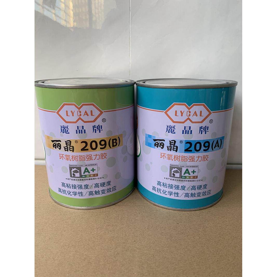 丽晶209环氧强力胶AB木板石膏硅酸钙密度板粘接补裂抗裂缝接缝胶