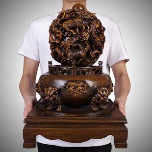 九转乾坤鼎摆件招财时来运转龙鼎摆设客厅装饰品办公室家居工艺品