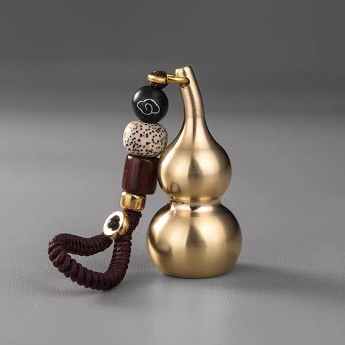 朱砂铜葫芦纯天然纯铜